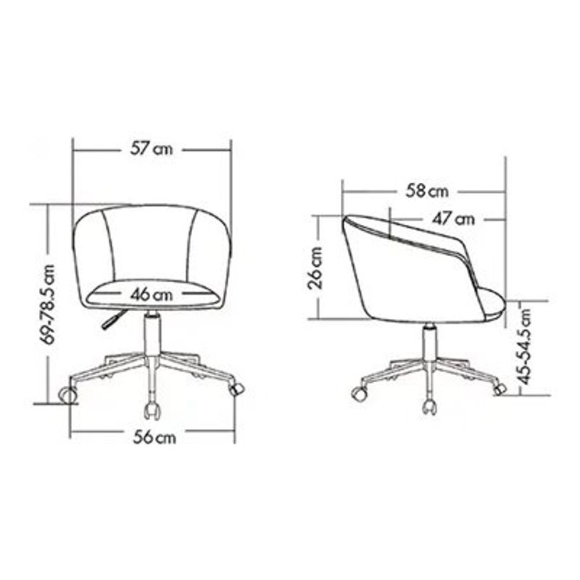 3760185022064-Fauteuil ARCO - avec roullettes - bleu nuit-P_405234342_2-5