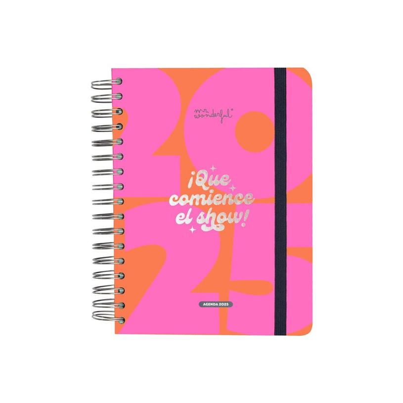 8445641051028-Mr. Wonderful - Agenda de bureau - 2025 - 1 jour par page - reliure à anneaux métalliques - 170 x 226 mm - 368 pages - ¡Que -P_405234348_13-0