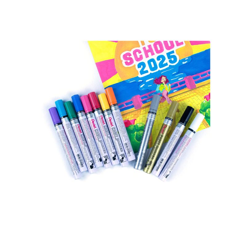 884851025340-Pentel PAINT MARKER - Marqueur permanent - pointe moyenne - blanc-P_405234394_3-2