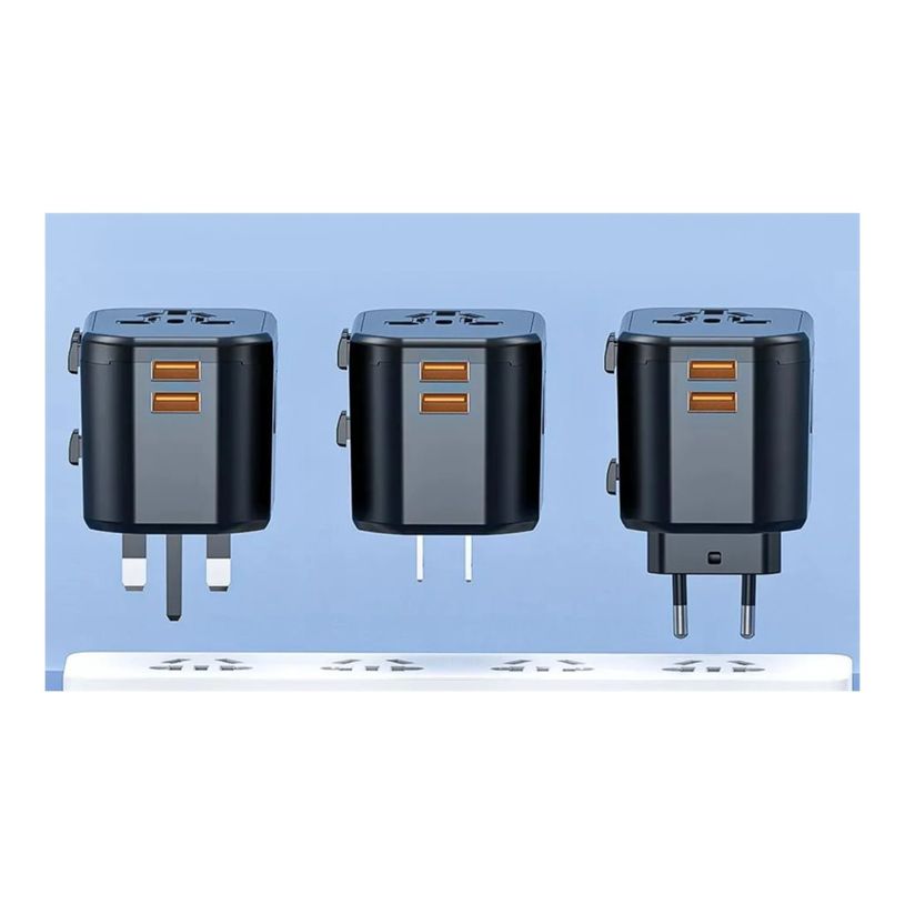 5904643049837-PRESTICO AC4 - Adaptateur pour prise d'alimentation avec adaptateur de charge USB pour USB, 24 pin USB-C (F) - CA 100-240 V - Pri-P_405234697_3-1