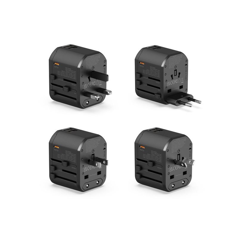 5904643049837-PRESTICO AC4 - Adaptateur pour prise d'alimentation avec adaptateur de charge USB pour USB, 24 pin USB-C (F) - CA 100-240 V - Pri-P_405234697_4-0