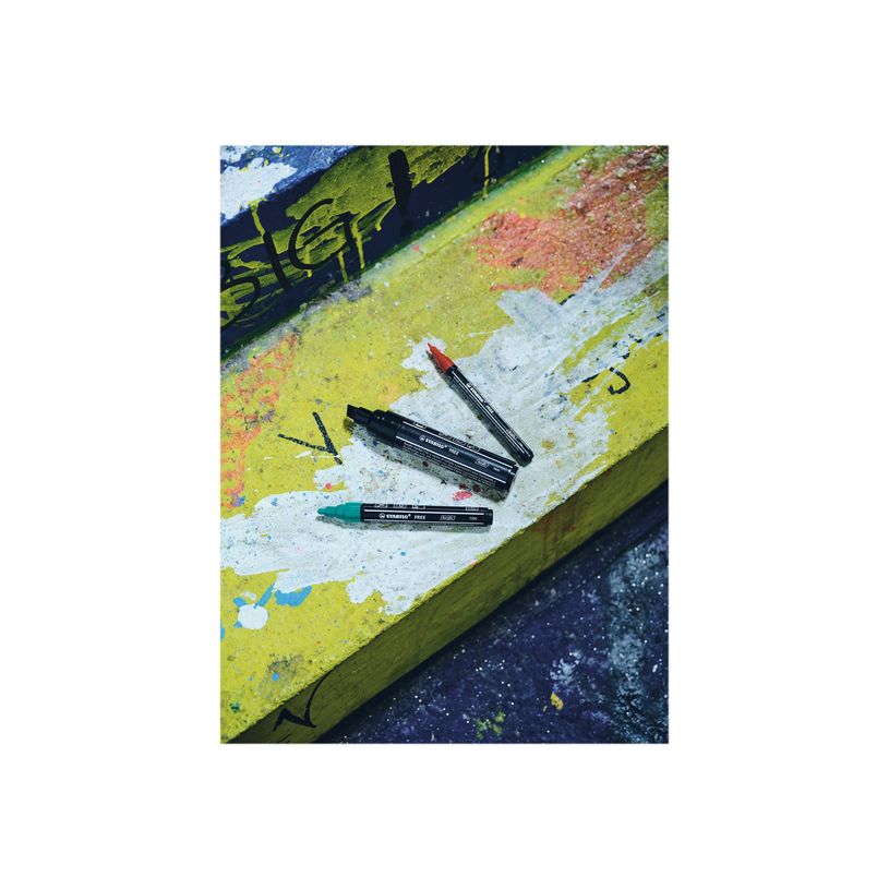 4006381615198-STABILO FREE INITIATION - 11 Marqueurs - permanent - couleurs assorties - opaque - encre a-P_405234770_5-3