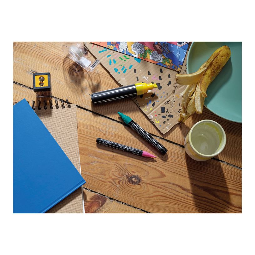 4006381615198-STABILO FREE INITIATION - 11 Marqueurs - permanent - couleurs assorties - opaque - encre a-P_405234770_6-4