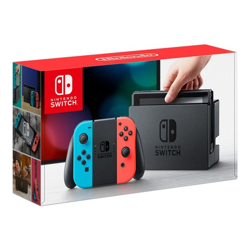 045496453596-Nintendo Switch with Neon Blue and Neon Red Joy-Con - Console de jeux - Full HD - noir, rou-P_405234852_3-2
