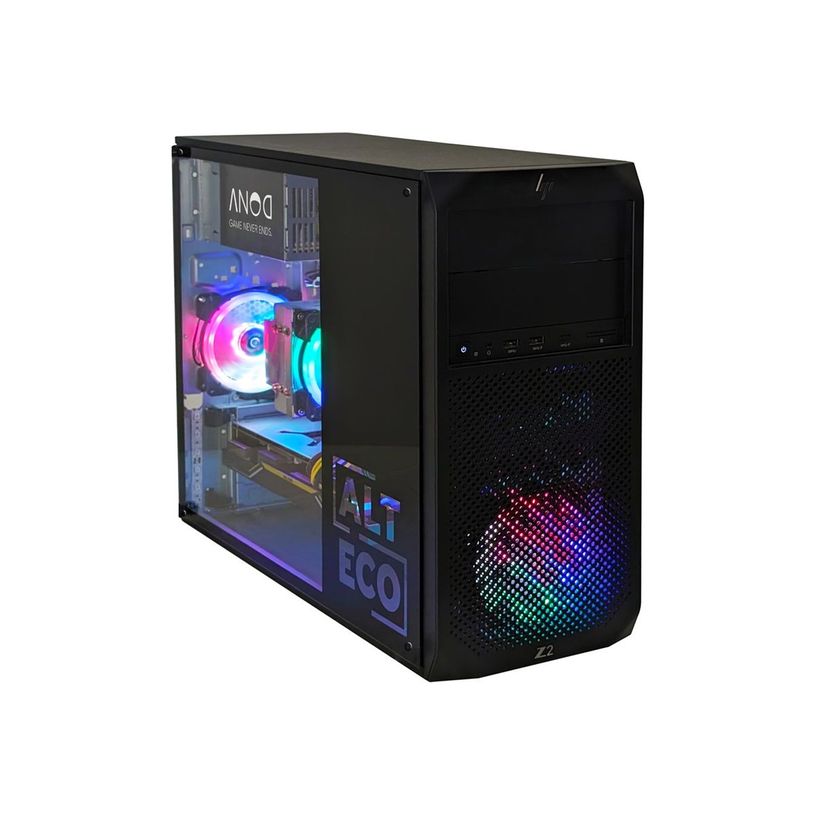 3701637879676-HP Z2 G4 - Unitée centrale reconditionné Grade A - Core i5 8400 - RAM 16 Go - SSD 512 Go - GF GTX 106--0