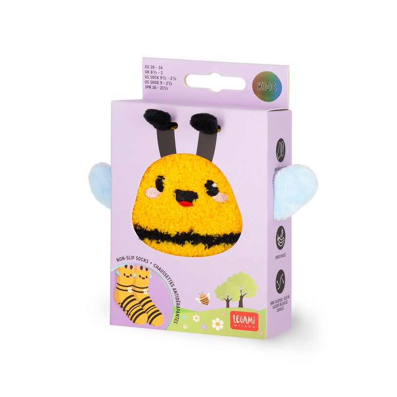 8052694021290-Legami - Chaussettes Antidérapantes Enfant Bee--0