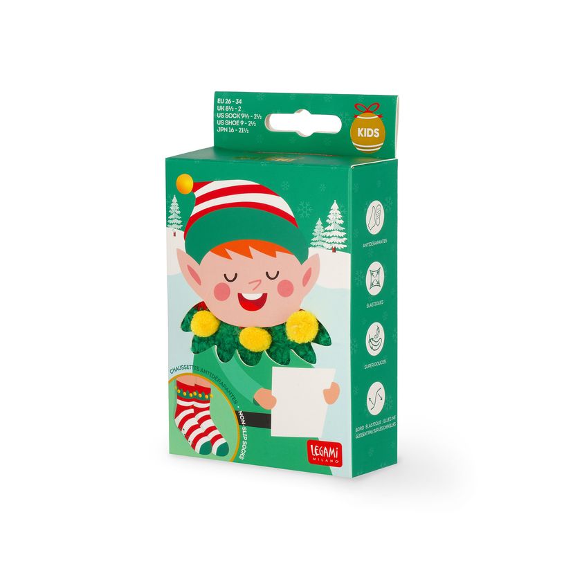 8052694020811-Legami - Chaussettes Antidérapantes Enfant Elf--0