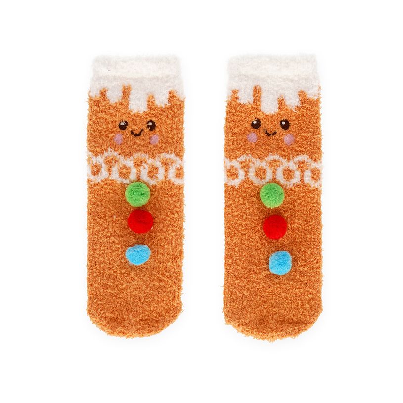 8052694020842-Legami - Chaussettes Antidérapantes Enfant Gingerbread--1