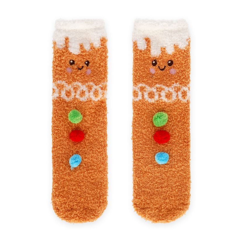 8052694020903-Legami - Chaussettes Antidérapantes Adulte Gingerbread--1