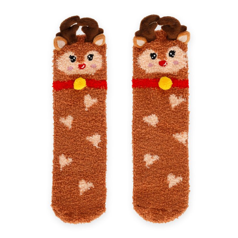 8052694020866-Legami - Chaussettes Antidérapantes Adulte Reinder--1