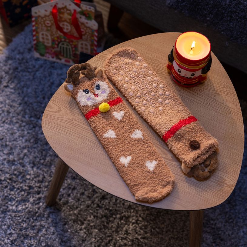 8052694020866-Legami - Chaussettes Antidérapantes Adulte Reinder--3