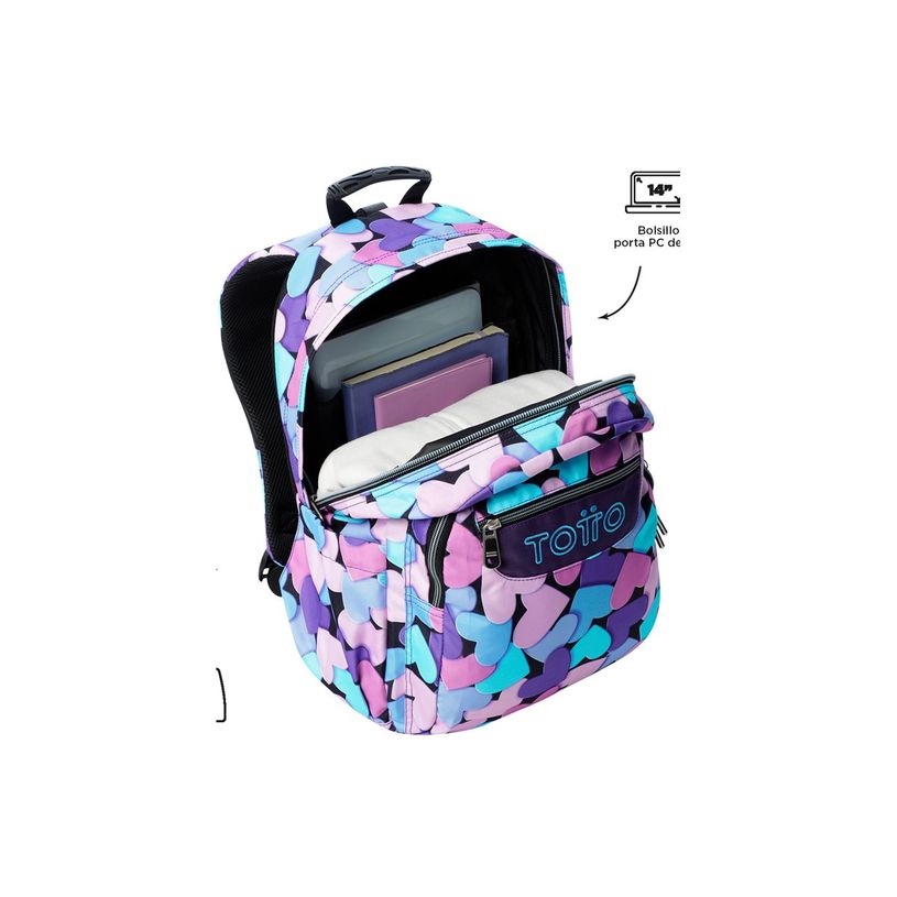 7704758952095-Totto Acuareles - Sac à dos taille L - polyester - Dear Blue-P_405235019_3-4