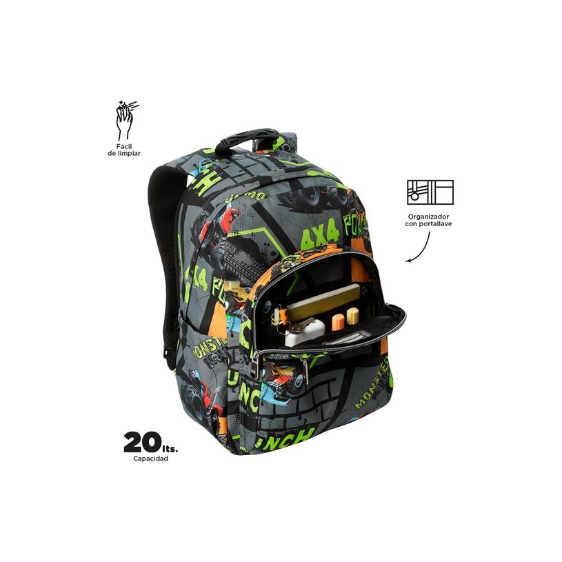 7704758952255-Totto - Sac à dos - Watercolors - matériau recyclé hautement résistant (RPET), polyest-P_405235024_2-3