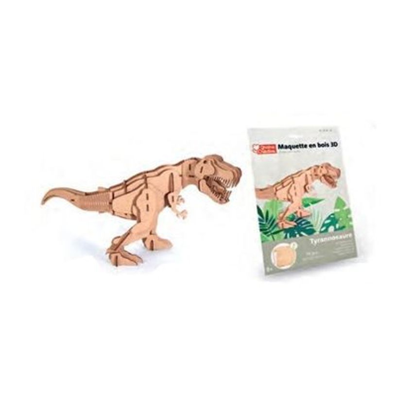 3532436509330-Maquette bois 3D - T-Rex - 49 pièces-P_405235330_1-3