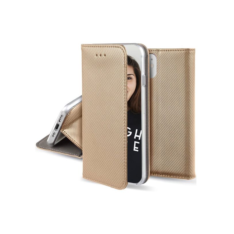 5900495937162-JAYM - Étui à rabat pour téléphone portable - faux cuir polyuréthane - or-P_405235406_3-1