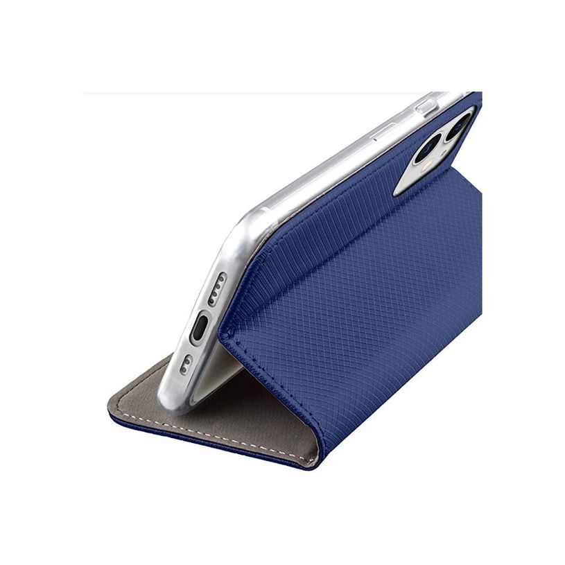 5907457780590-JAYM - Étui à rabat pour téléphone portable - imitation cuir - bleu-P_405235412_3-1