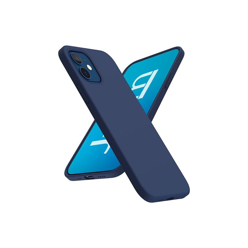 3701263528795-JAYM POP - Coque de protection pour téléphone portable - silicone liquide - bleu - pour -P_405235428_4-2