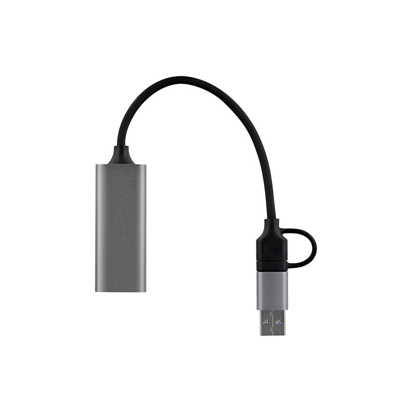 3303170116319-T'nB - Adaptateur réseau - USB-C / USB-A vers RJ45 - gris-P_405235449_2-0