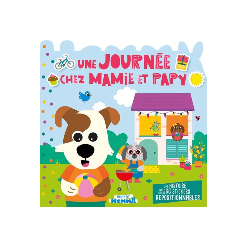 9782508058417-Mon P'tit Hemma - Une journée chez Mamie et Papy - avec 60 autocollants repositionnables-P_405235492_1-0