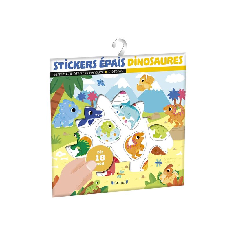 9782324032400-Grund - Adhésif décoratif - 25 pièces - dinosaure-P_405235548_4-3