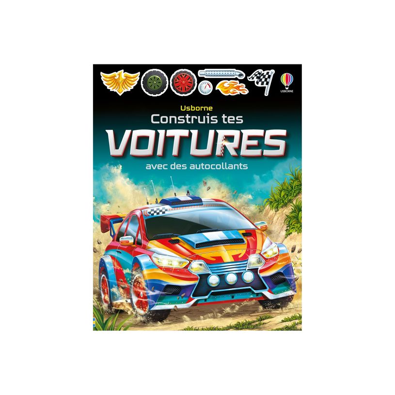 9781836060581-Construis tes voitures - Construis… avec des autocollants - par Tudhope Simon - livre d'-P_405235561_1-0