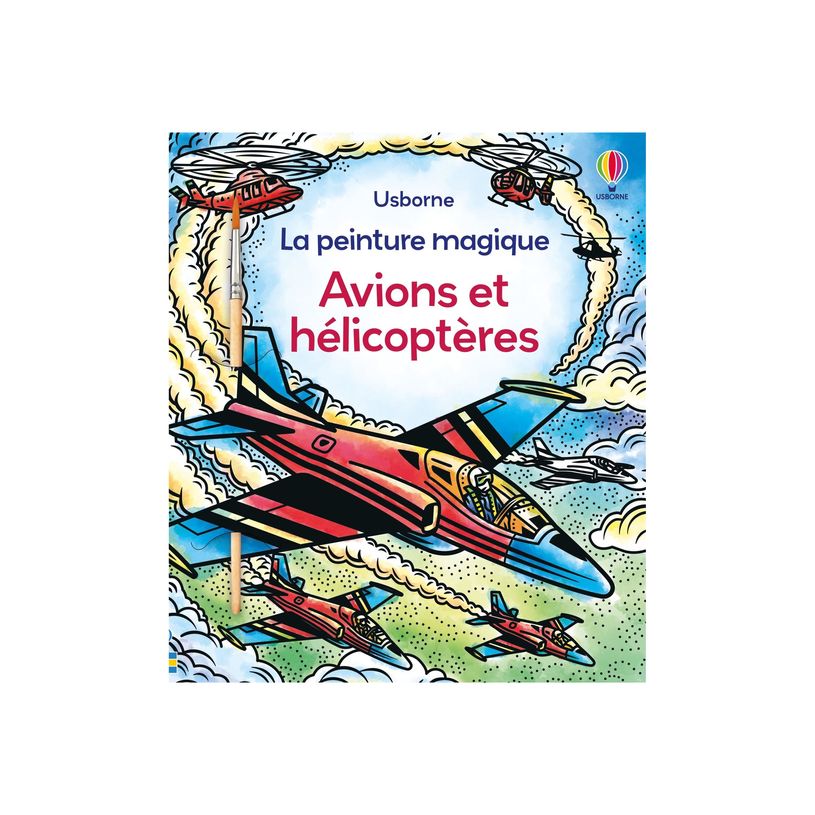 9781835402948-Avions et hélicoptères - La peinture magique - par Baer Sam - livre à colorier-P_405235569_1-0