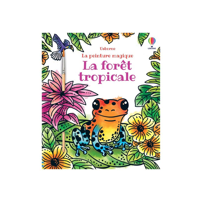 9781805313663-La forêt tropicale - La peinture magique - par Baer Sam - livre à colorier-P_405235570_1-0