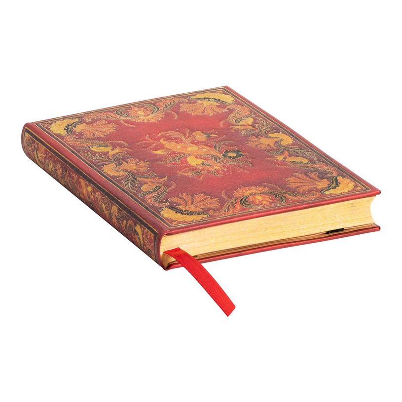 9781439781906-Paperblanks Fiammetta - Journal - 95 x 140 mm - 176 pages - ligné - rouge-P_405235594_1-0