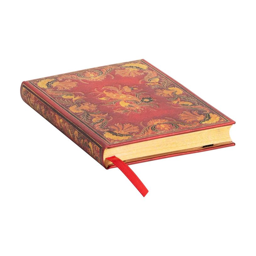 9781439781906-Paperblanks Fiammetta - Journal - 95 x 140 mm - 176 pages - ligné - rouge-P_405235594_6-5