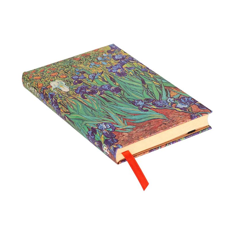 9781439798089-Paperblanks The J. Paul Getty Museum Collection Van Gogh's Irises - Journal - 90 x 140 mm - 176 pages - ligné - Les iris -P_405235612_1-0
