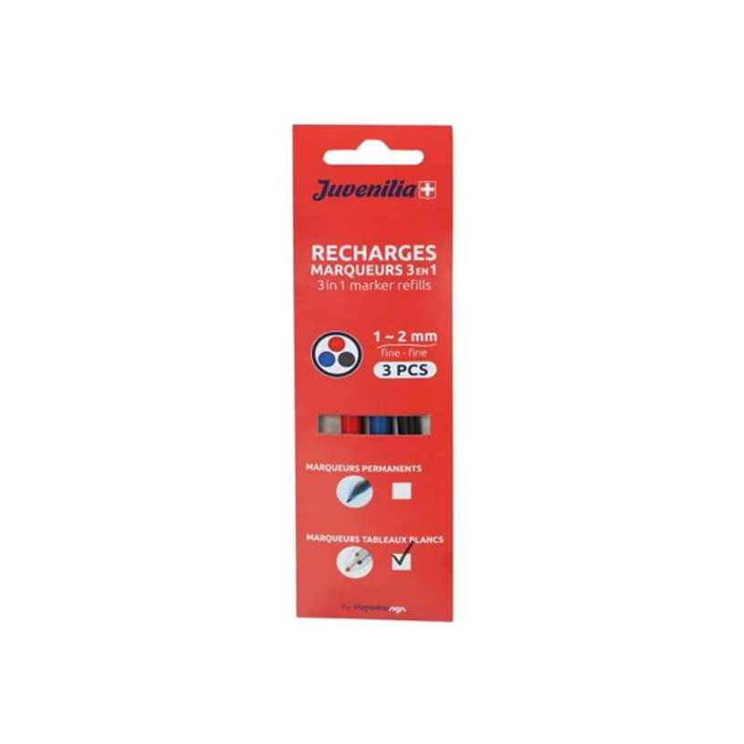 3173744253937-Sachet de 3 recharges marqueurs 3en1  tableaux blancs JUVENILIA coloris assortis-P_405235858_1-1