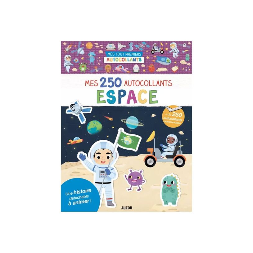 9782733882764-Espace - Mes tout premiers autocollants : 250 autocollants repositionnables pour enfants --P_405235878_1-0