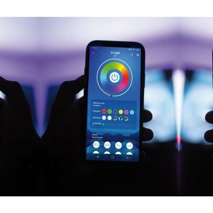 3700527312422-R-Music - Bande LED - 3m - Connecté avec app & Multicolore--1