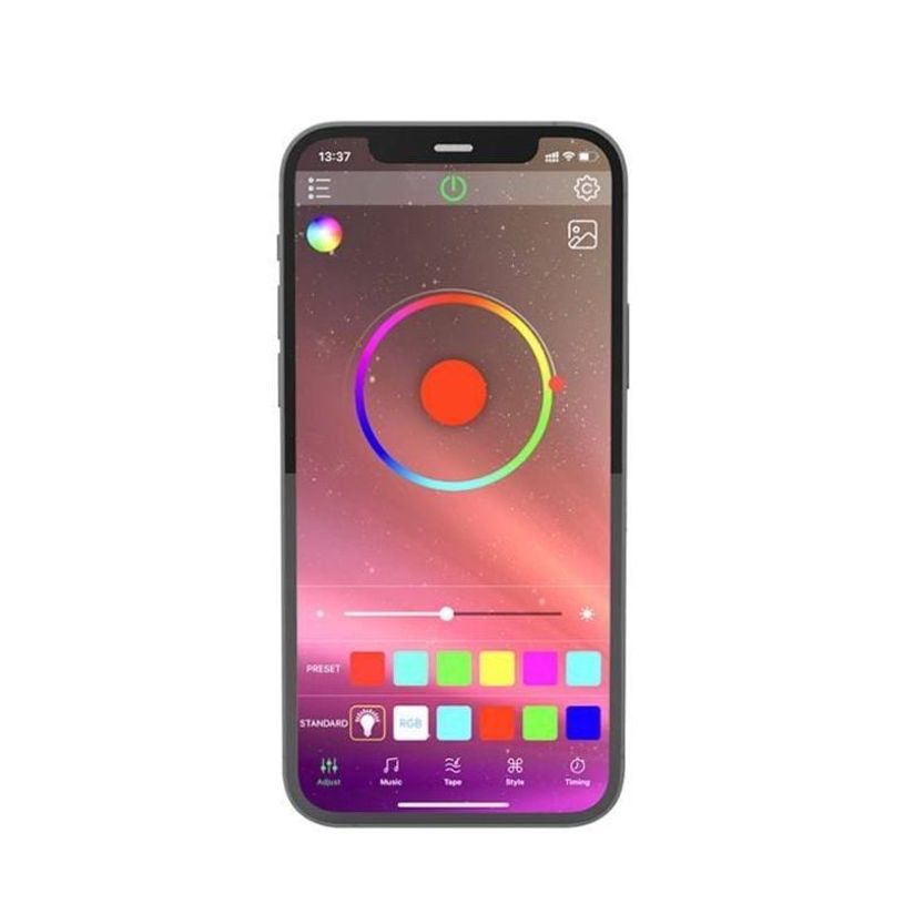 3700527312446-R-Music - Bande LED - 3m - 16 couleurs & télécommande--1