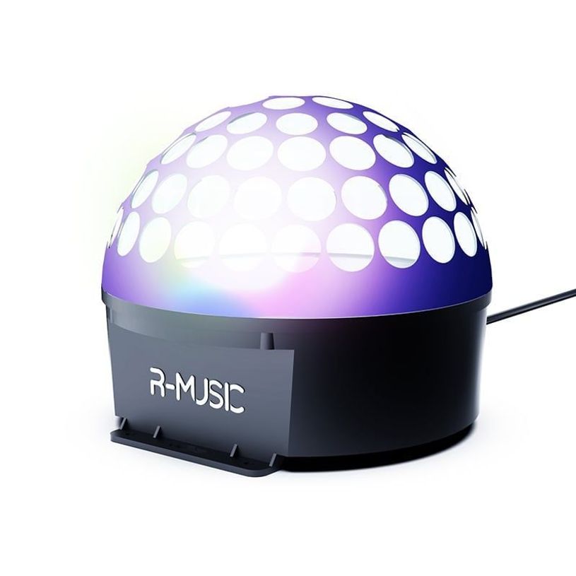 3700527313214-R-Music - Sphère Astro-L  - Boule disco multicolore LED - Multicolore--0