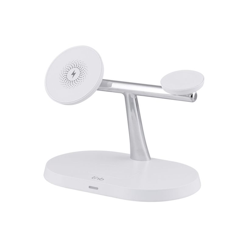 3303170115978-T'nB - Support de chargement sans fil - 3 en 1 - 15 Watt - blanc-P_405236068_6-0