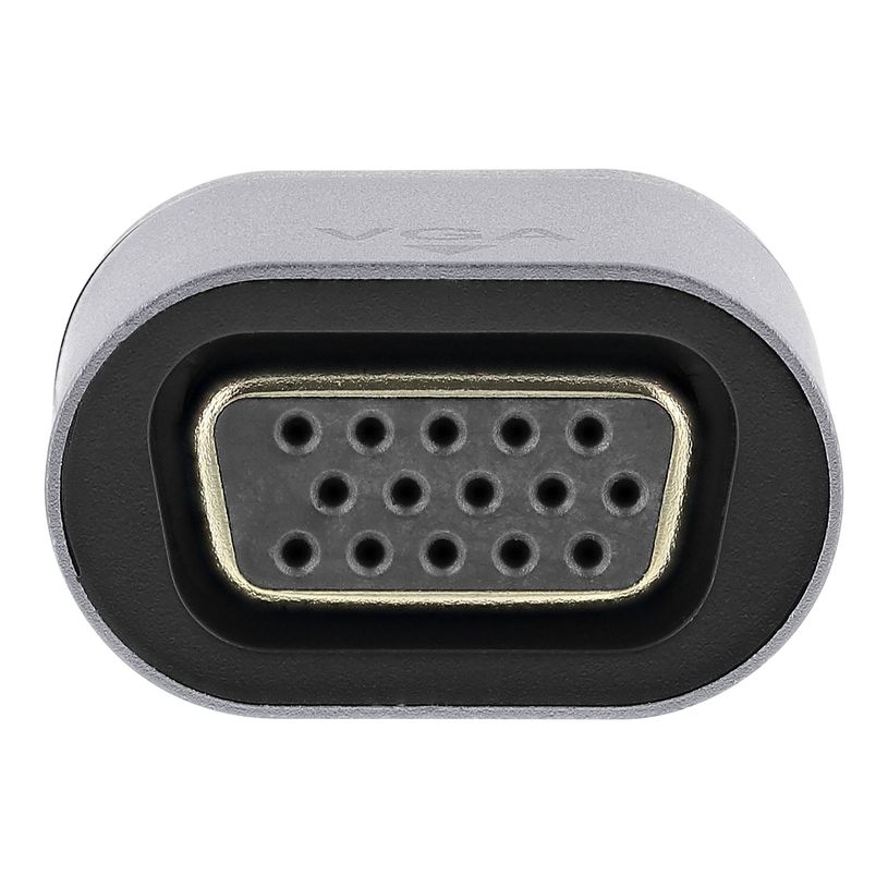 3303170109410-T'nB iClick - Adaptateur vidéo - 24 pin USB-C (M) pour HD-15 (VGA) (F)- gris foncé-P_405236431_2-0