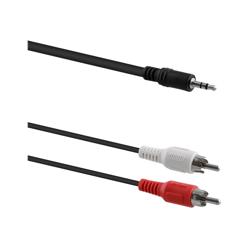 3303170077467-T'nB Home Connect - Câble audio de 3,5 mm (M) evrs RCA (M)e - 1.2 m - noir-P_405236439_3-2