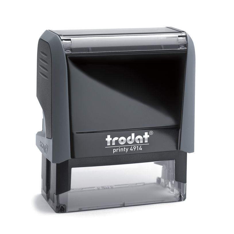 0092399528302-Tampon personnalisé avec 6 lignes - zone d'impression 64 x 26 mm - Trodat Printy 4914 gri-P_405236487_1-1