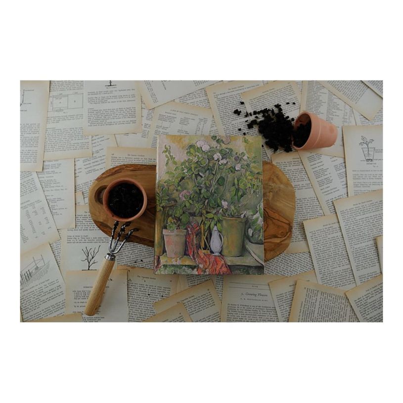 9781439797914-Paperblanks The Barnes Collection - Journal - reliure piquée - mini - 90 x 140 mm - 176 pages - papier ivoire - uni - cezanne's terracotta pots -P_405236499_7-6