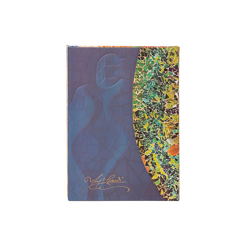 9781439797952-Paperblanks Antoni Gaudi Collection Gaudi's Mosaics - Journal - reliure piquée - midi - 125 x 180 mm - 144 pages - papier ivoire - uni - g-P_405236502_1-0
