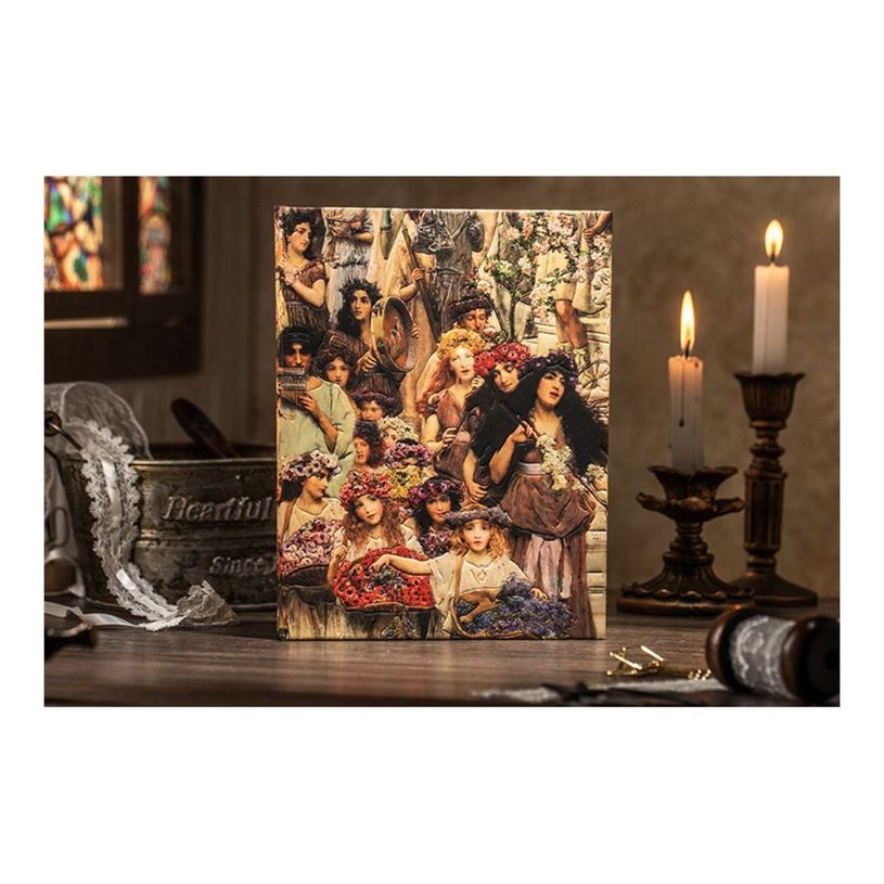 9781439798065-Paperblanks J. Paul Getty Museum Collection Lawrence Alma-Tadema - Journal - reliure piquée - midi - 120 x 180 mm - 144 pages - papier ivoire - uni - -P_405236504_6-5