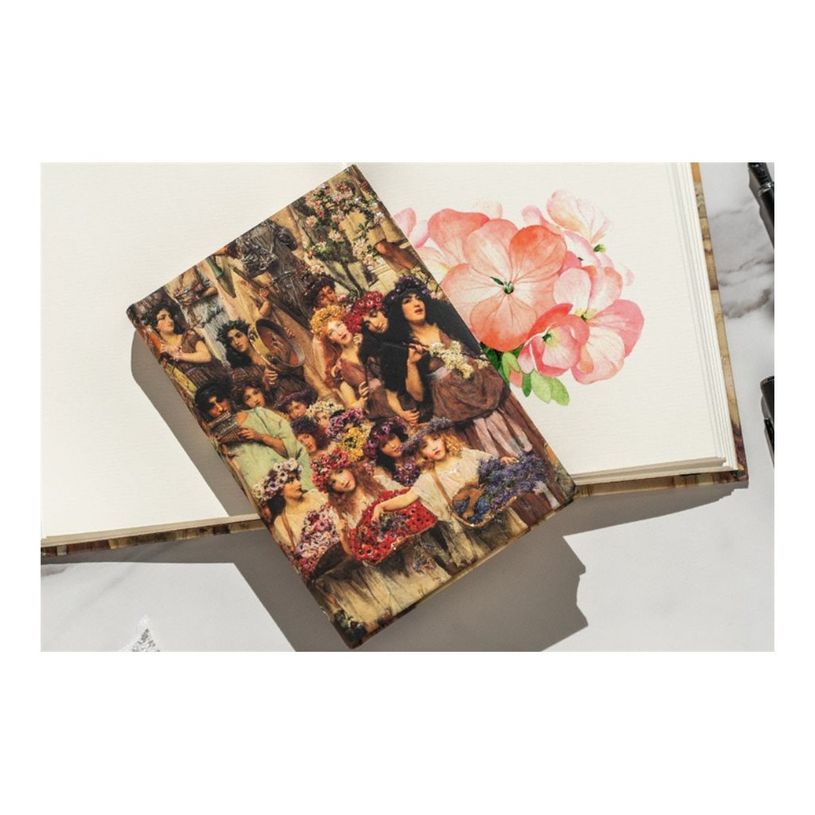 9781439798065-Paperblanks J. Paul Getty Museum Collection Lawrence Alma-Tadema - Journal - reliure piquée - midi - 120 x 180 mm - 144 pages - papier ivoire - uni - -P_405236504_7-6