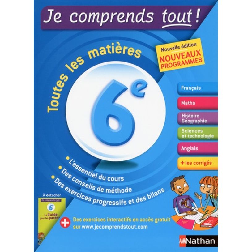 9782091894782-Je comprends tout - 6ème - Réviser toutes les matières pour réussir son année de 6e-P_405236613_1-0