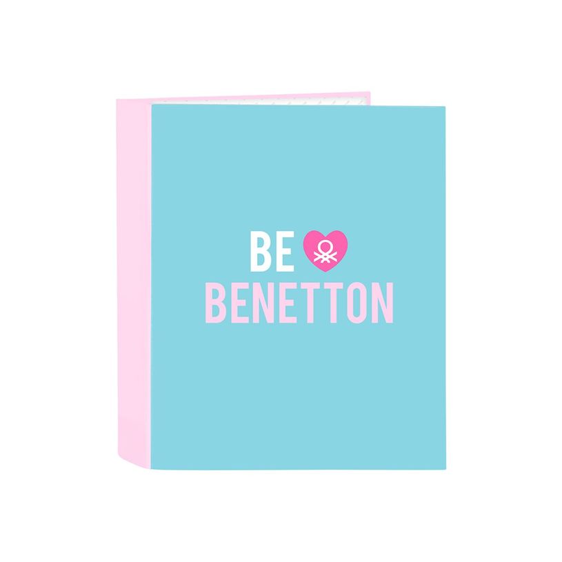 8412688575756-BENETTON - Archivador de anillas - ancho de la espina: 60 mm - Folio - para 270 x 330 mm --P_405236663_1-0