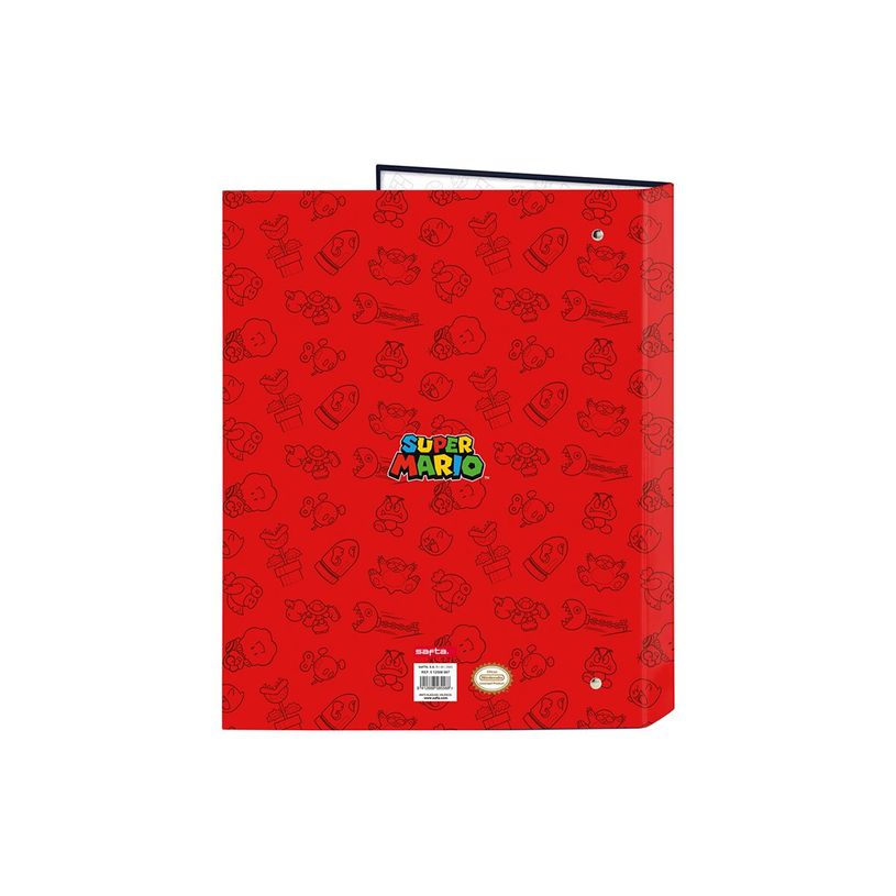 8412688585588-Super Mario - Classeur à anneaux - dos  40 mm - A4-P_405236697_1-0