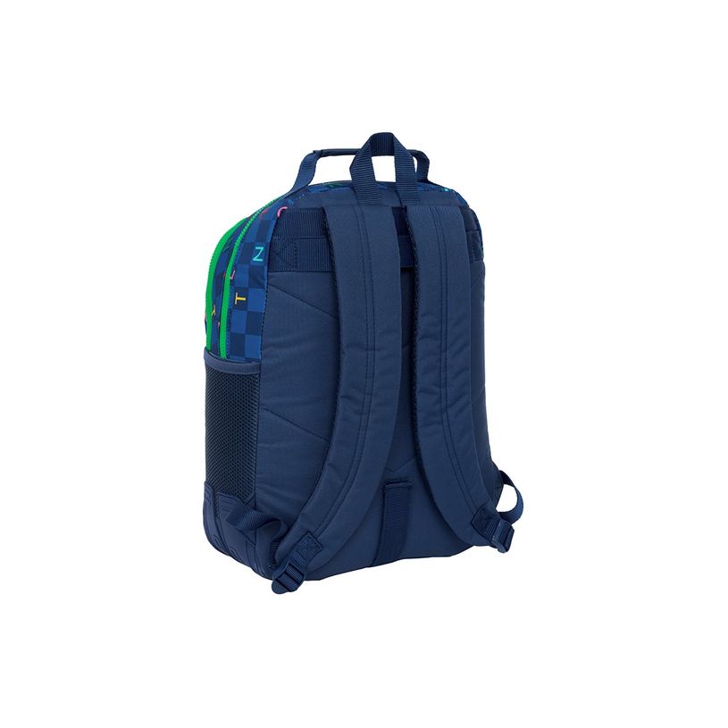 8412688576210-SAFTA - Cartable - trolley adaptable - Benetton "Damero"-P_405236738_1-0