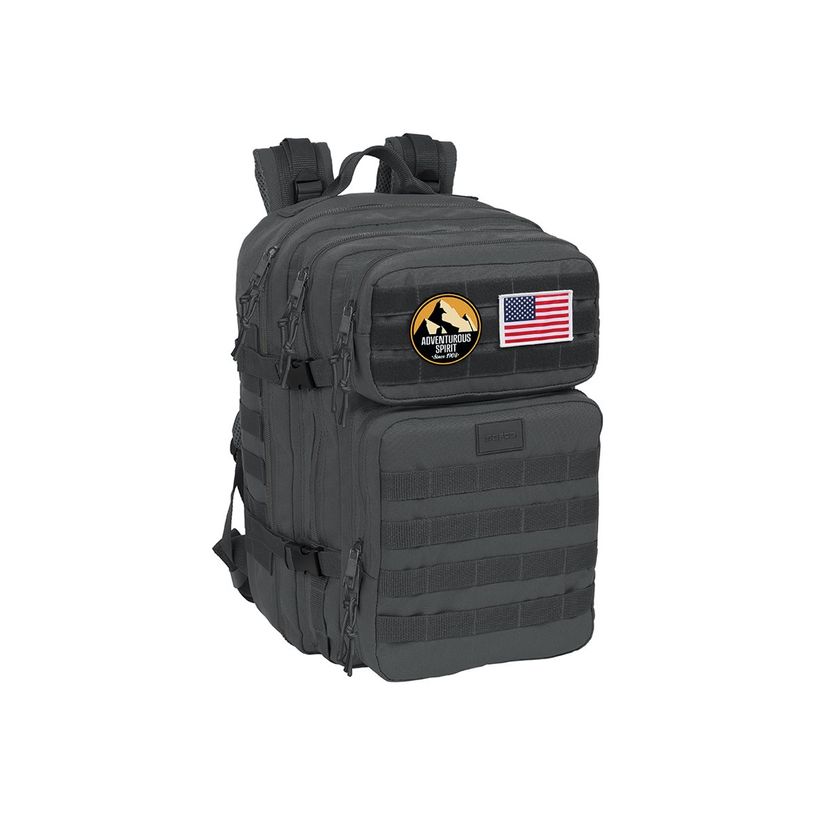 8412688556083-SAFTA Basic - Sac à dos pour ordinateur portable - 15.6" - gris-P_405236811_1-0