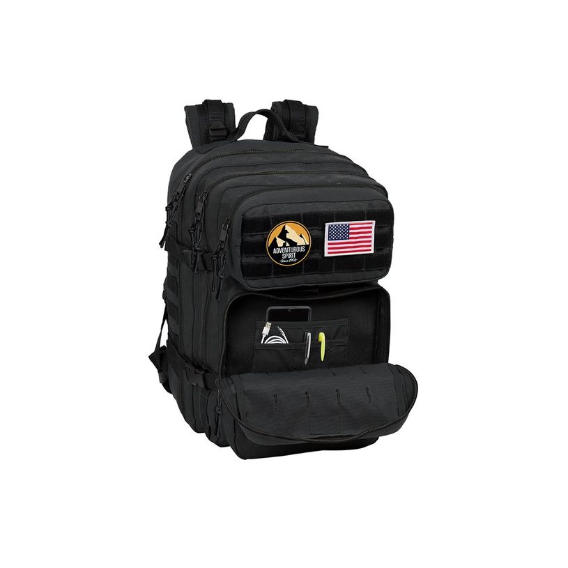 8412688556076-SAFTA Basic - Sac à dos pour ordinateur portable - 15.6" - noir-P_405236813_3-6