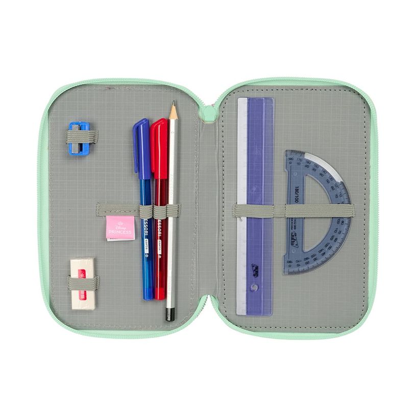 8412688584611-SAFTA - Trousse - triple, 37 pcs - Disney Princesses "Bloom"-P_405236843_3-6